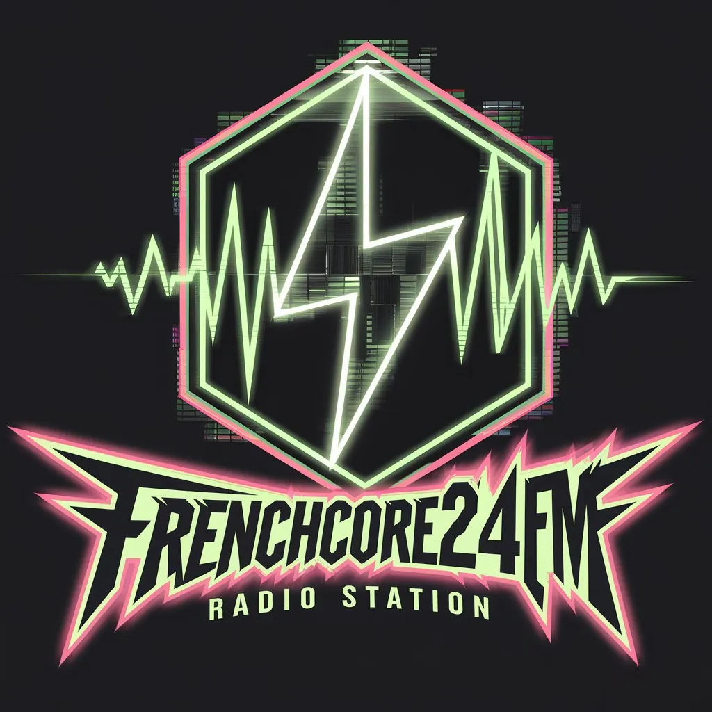 Radio station Frenchcore promotional banner for live broadcasts