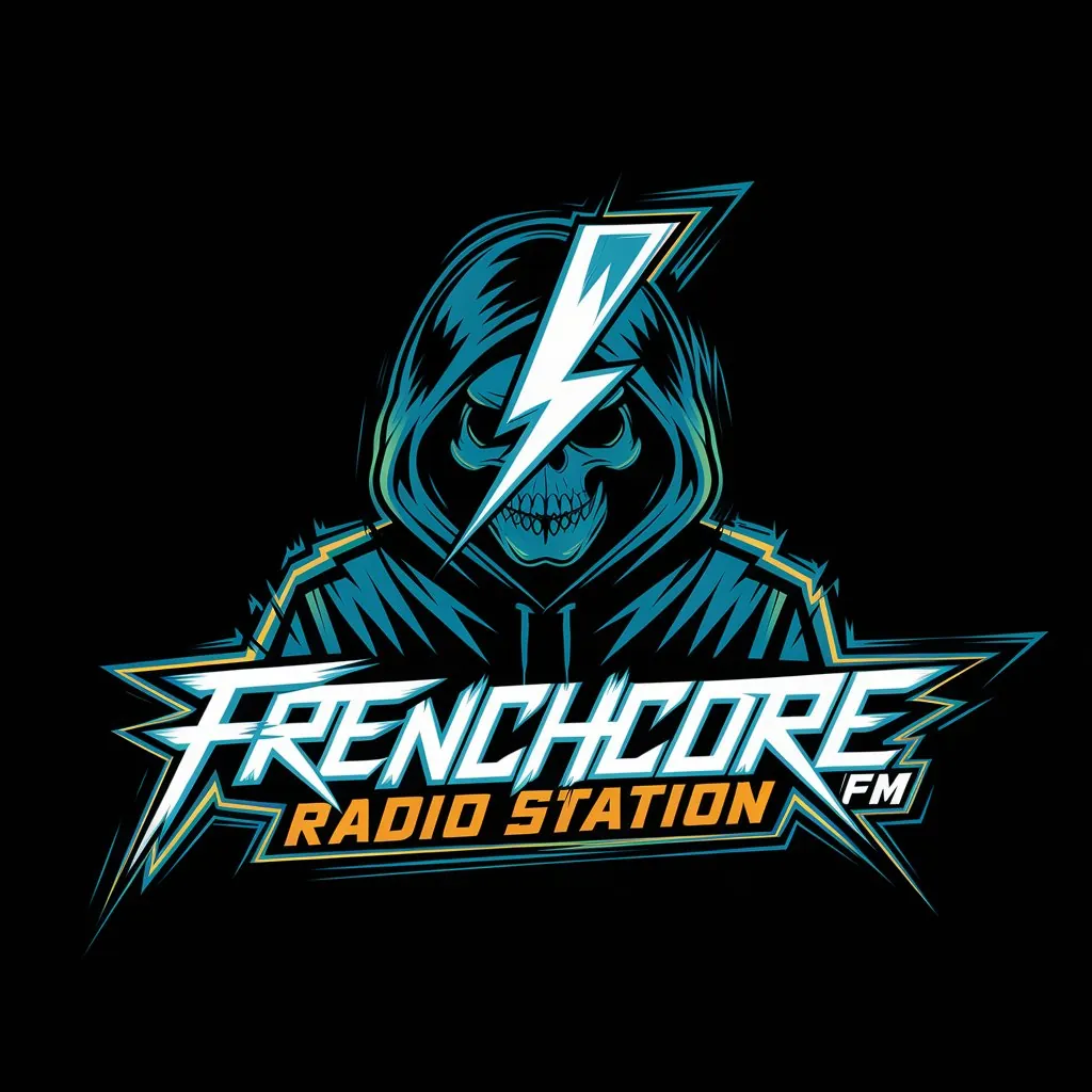 Frenchcore24FM-radio.nl live interface displaying listener stats